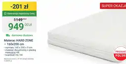 ERLI Materac HARD ZONE oferta
