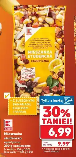 Kaufland Mieszanka studencka egzotyczna K-Classic oferta