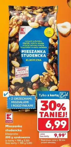 Kaufland Mieszanka studencka klasyczna K-Classic oferta