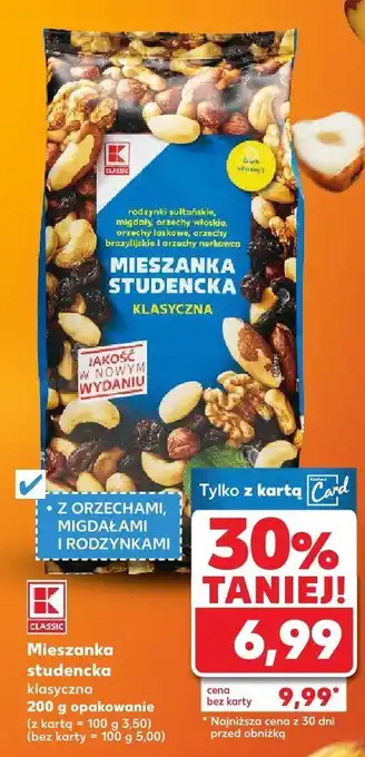 Kaufland Mieszanka studencka klasyczna K-Classic oferta