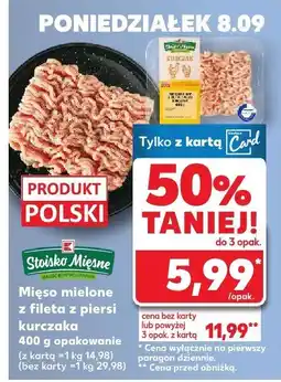 Kaufland Mięso mielone z fileta z piersi kurczaka Stoisko Mięsne oferta