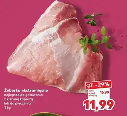 Kaufland Żeberka ekstramięsne Kaufland oferta