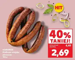 Kaufland Kabanos kiełbasa wiejska pieczona Kaufland oferta