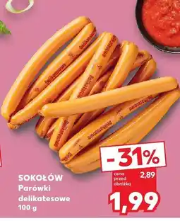 Kaufland Parówki delikatesowe SOKOŁÓW oferta