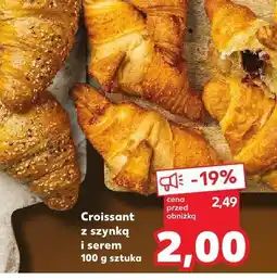 Kaufland Croissant z szynką i serem Kaufland oferta
