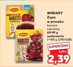 Kaufland Zupa w proszku barszcz czerwony Winiary oferta