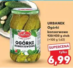 Kaufland Ogórki konserwowe Urbanek oferta