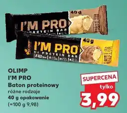 Kaufland Baton Olimp I'm Pro proteinowy różne rodzaje oferta