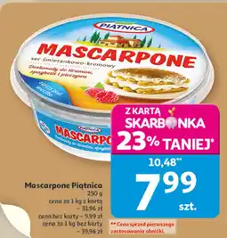 Auchan Ser Mascarpone Piątnica oferta