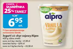 Auchan Jogurt lub skyr sojowy Alpro oferta