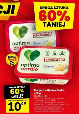 Twój Market Margaryna Optima Cardio original, +plus oferta