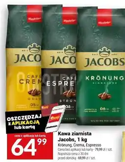 Twój Market Kawa Jacobs ziarnista Krönung, Crema, Espresso oferta