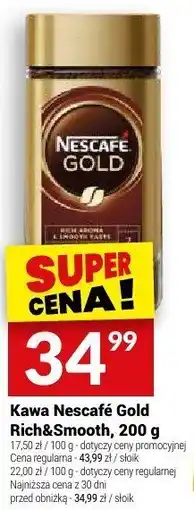Twój Market Kawa Nescafe Gold Rich&Smooth oferta