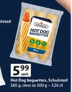 Auchan Hot dog baguettes Schulstad oferta