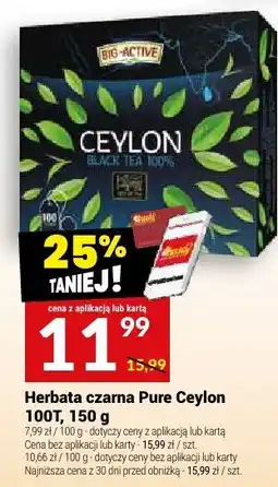 Twój Market Herbata czarna Pure Ceylon oferta