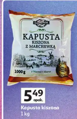 Auchan Kapusta kiszona z marchewką Dominik oferta