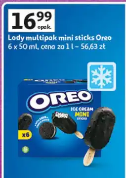 Auchan Lody multipak mini sticks Oreo oferta
