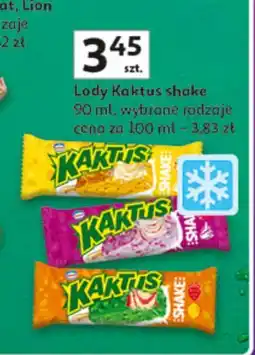 Auchan Lody Kaktus shake różne rodzaje oferta