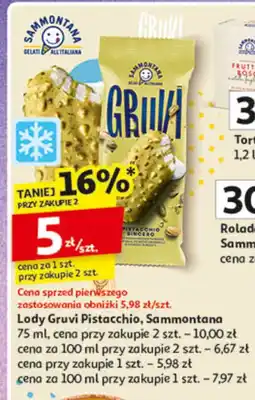 Auchan Lody Gravi Pistacchio Sammontana oferta