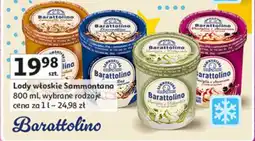 Auchan Lody włoskie Sammontana różne rodzaje Barattolino oferta