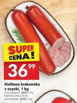 Twój Market Kiełbasa krakowska z szynki Białecki oferta