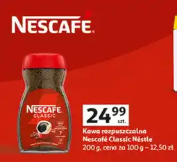 Auchan Kawa rozpuszczalna Nescafe Classic Nestle oferta