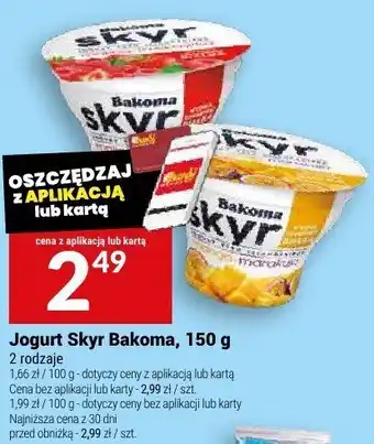 Twój Market Jogurt Skyr Bakoma oferta