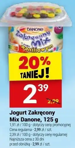 Twój Market Jogurt Zakręcony Mix Danone oferta