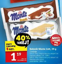 Twój Market Batonik Monte Zott oferta