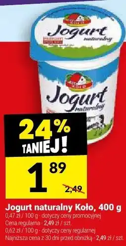 Twój Market Jogurt naturalny Koło oferta