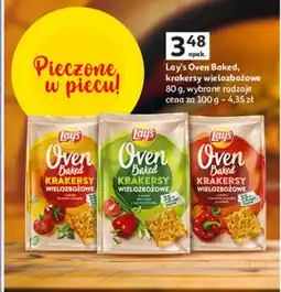 Auchan Krakersy Lay's Oven Baked wielozbożowe oferta