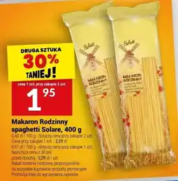 Twój Market Makaron spaghetti Solare oferta