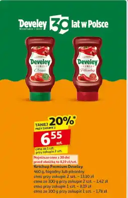 Auchan Ketchup Premium Develey oferta
