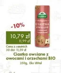 Organic Farma Zdrowia Ciastka owsiane z owocami i orzechami BIO Eko Wital oferta
