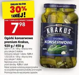 Twój Market Ogórki konserwowe premium Krakus oferta