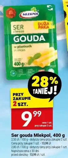 Twój Market Ser gouda Mlekpol oferta