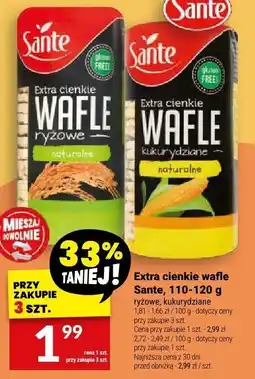 Twój Market Wafle extra cienkie Sante oferta