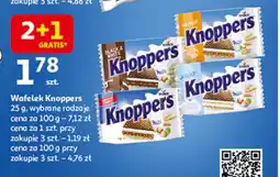 Auchan Wafelek Knoppers 25g różne rodzaje oferta