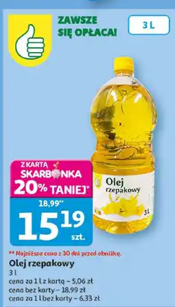 Auchan Olej rzepakowy Auchan oferta