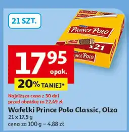 Auchan Wafelki Prince Polo Classic oferta