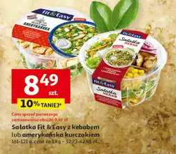 Auchan Sałatka Fit & Easy z kebabem lub amerykańska z kurczakiem oferta