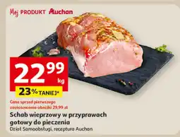 Auchan Schab wieprzowy w przyprawach gotowy do pieczenia Auchan oferta