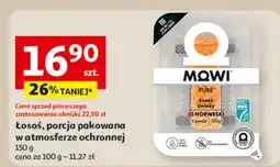 Auchan Łosoś, porcja pakowana w atmosferze ochronnej Mowi oferta