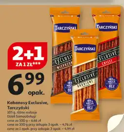 Auchan Kabanosy Exclusive Tarczyński oferta