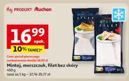 Auchan Mintaj, morszczuk, filet bez skóry Auchan oferta