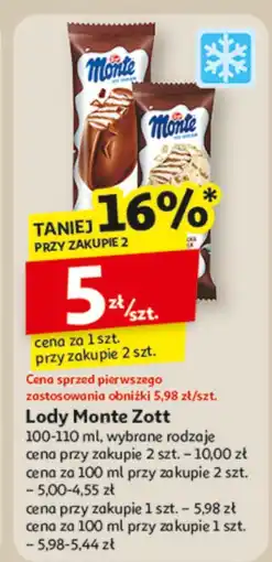 Auchan Lody Monte Zott oferta