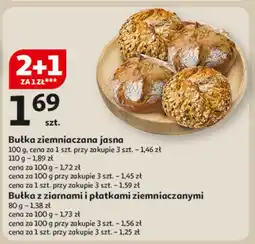 Auchan Bułka z ziarnami i płatkami ziemniaczanymi Auchan oferta