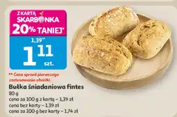 Auchan Bułka śniadaniowa fintes Auchan oferta