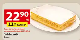 Auchan Ciasto jabłecznik Luzem oferta