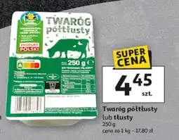 Auchan Twaróg półtłusty ekologiczny Pewni Dobrego oferta